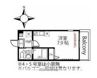 ブリティッシュ・ヒルズR1横浜三ツ沢【3階】の間取り