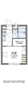 レオパレスYAMA【1階】の間取り