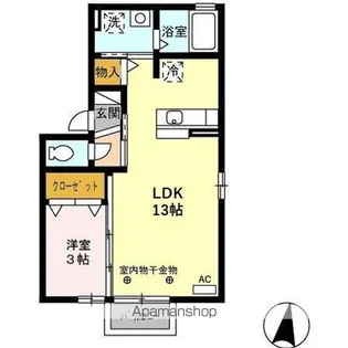 バンリュ【2階】の間取り