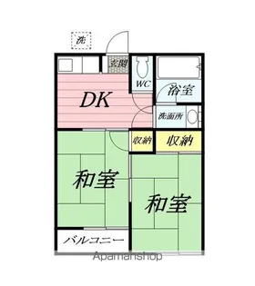 アレスタ湘南【2階】の間取り
