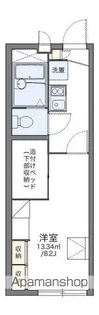 レオパレスミッドアイランド【102号室】の間取り