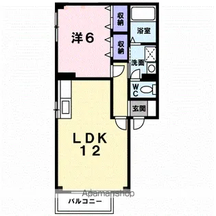 ラフィーネ 510【1階】の間取り