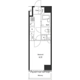 ヴェルト湯島【8階】の間取り