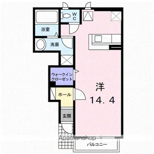 ポーシャルマンⅠ【1階】の間取り