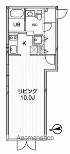 ルクレ東新宿(旧ALERO新宿)【3階】の間取り