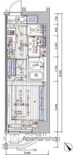 ブライズ東池袋【10階】の間取り