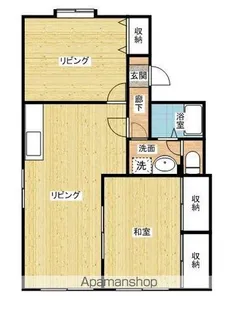 セジュールモトハシ【B202号室】の間取り