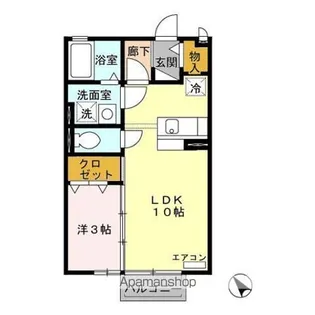 ヴィラ・グリーン【2階】の間取り