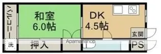 関屋ビル【306号室】の間取り