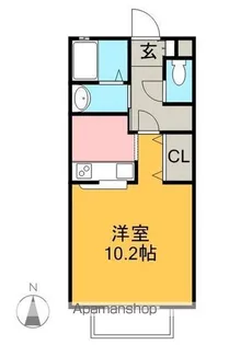 ボヌールT【1階】の間取り