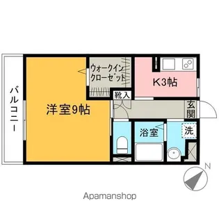 セジュールZEN 参番館【3階】の間取り