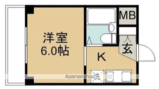 ディアコートアロハ【303号室】の間取り