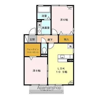 リビングタウン家代の里 A【2階】の間取り