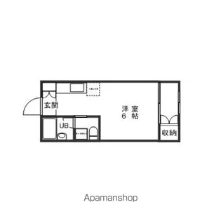 ランドキューブⅤ【102号室】の間取り