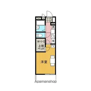 レオパレススノーヴァレー相模原【2階】の間取り