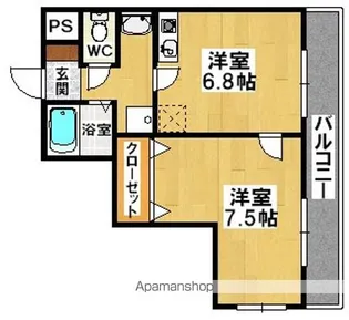 アークヒルズ【401号室】の間取り