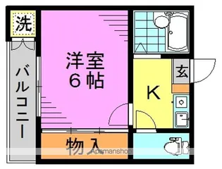ヴァンティアン阿佐ヶ谷【2階】の間取り