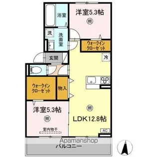 DーROOM GRACIA B棟【3階】の間取り