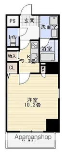 プレミアム サウス プレイス【5階】の間取り