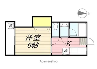 東京都三鷹市上連雀2丁目【アパート】の間取り