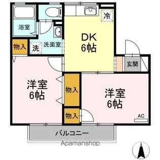 エミネンス四季 A【2階】の間取り