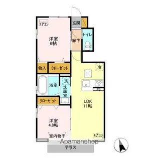 フォルテッシモ【1階】の間取り