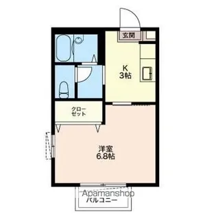 エムロード【203号室】の間取り