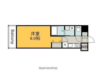 URBAN SPIRE 広島【3階】の間取り