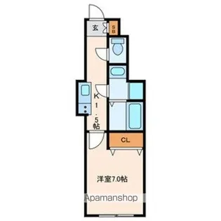 アイコーポ【102号室号室】の間取り
