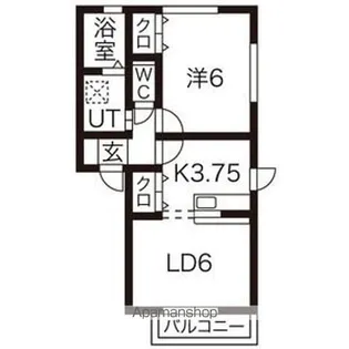スペース鑓水C棟【1階】の間取り