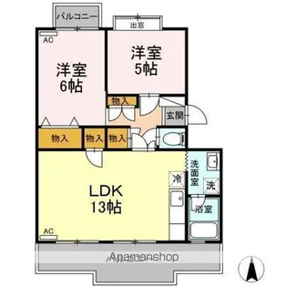 ピュアハイツ【3階】の間取り