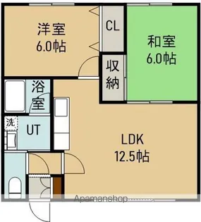 コーポ吉川【205号室】の間取り