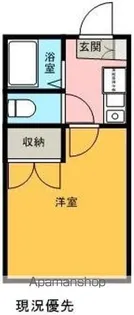 表・【202号室】の間取り