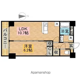 プランドールナカムラ【14階】の間取り