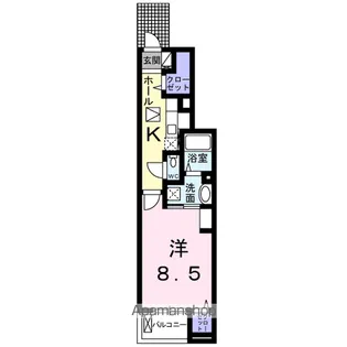 MAISON・PLACIDO【1階】の間取り