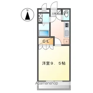 ベルメゾンA【205号室】の間取り