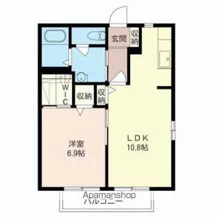 群馬県邑楽郡大泉町大字吉田【アパート】の間取り