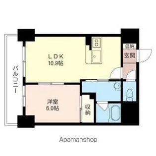 COMODO22【703号室】の間取り