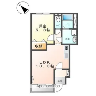スターテラス 四季【1階】の間取り