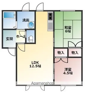 フレンテ【1階】の間取り