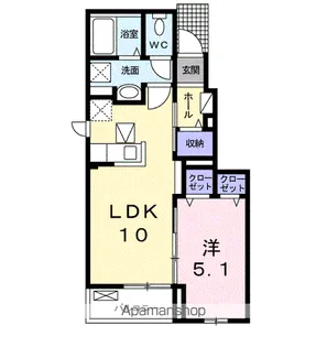 ヴィラ・アインツ【1階】の間取り