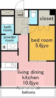 ルミエールユウキ【1階】の間取り