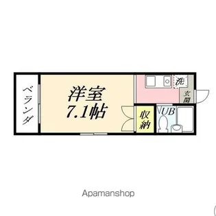 メゾンサンシャイン【306号室】の間取り