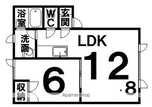 メインストリートオクヒラ【1階】の間取り