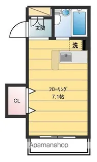 シティメゾンフェニックス住吉【2階】の間取り