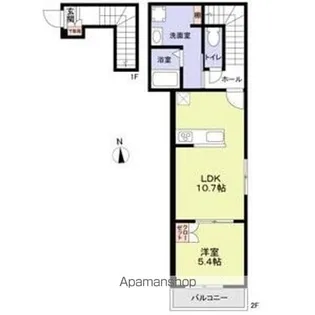 CHARMANT【2階】の間取り