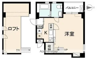 コリドールエスエフ【7階】の間取り
