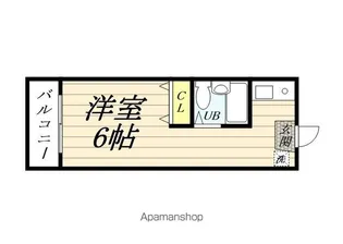 メゾンイグレグ【202号室】の間取り