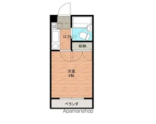 アーバンハイムTAKANO【F号室】の間取り