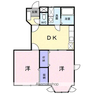 ファイン古庄【1階】の間取り